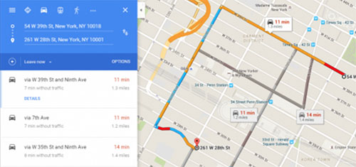 driving route planner google maps